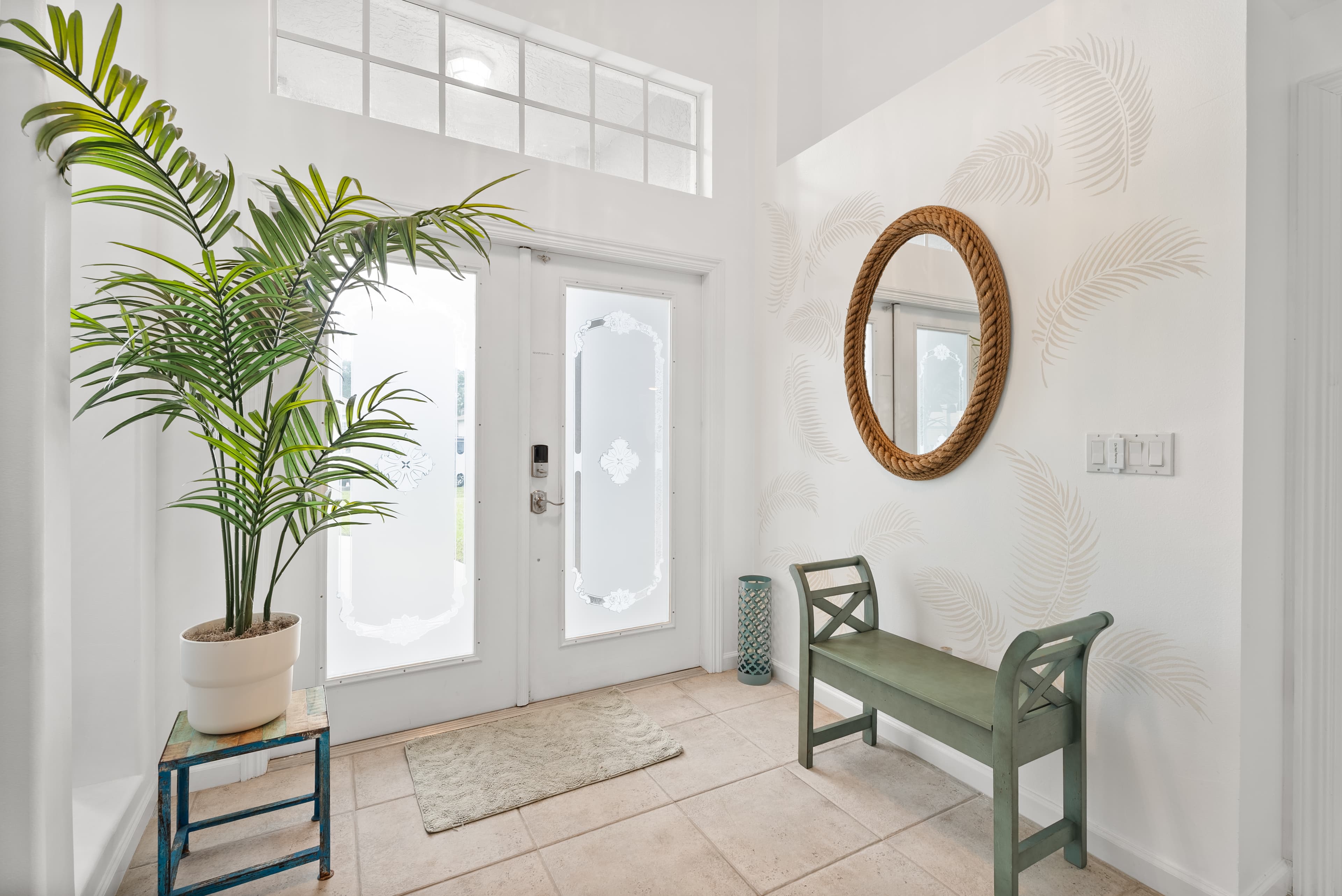 Welcoming entrance to Treasure Coast Getaway vacation home